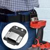 Clip On Tool Belt Drill Holder Holster Tool Belt Clip Tape Measure Holder Tool Belt Clip Holder for Cordless Drill Impact Nailer