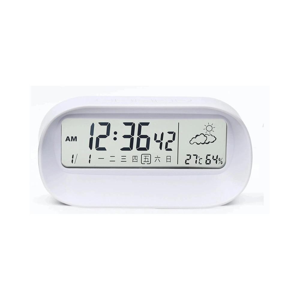 Mini Smart Digital Alarm Clock Plastic Timing Alarm Clock LED Digital Clock  Bedside Placement