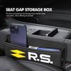 Car Seat Gap Plug Filler Phone Holder Organizer Storage Box For Renault Symbol Clio 3 4 Sparco Dacia RS Megan Scenic EspaceS