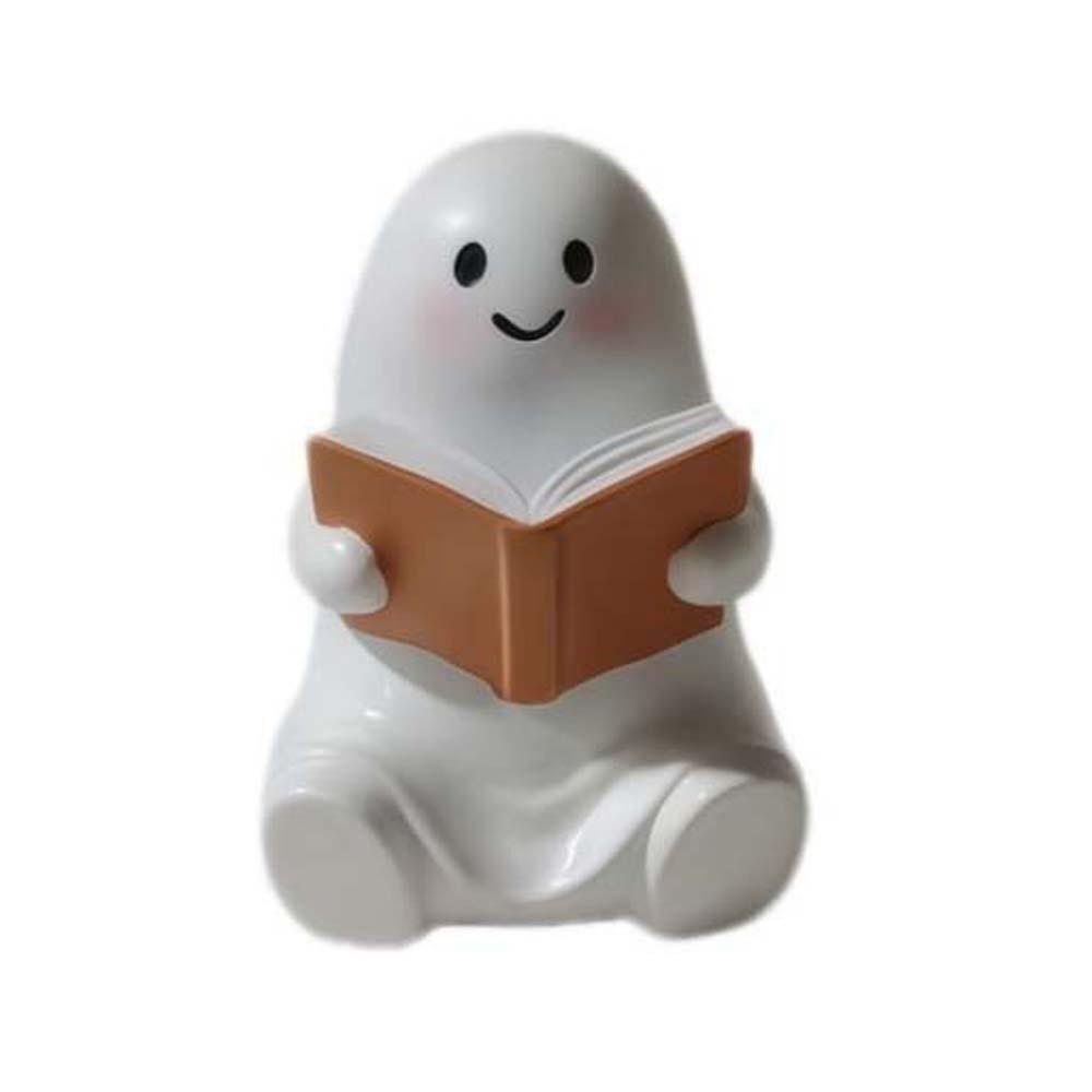 Resin Material Ghost Pen Holder Compact Size Spooky Pencil Stand Bookshelf Display