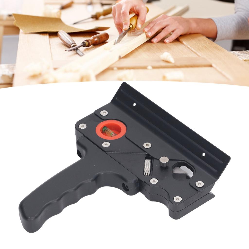 Chamfer Plane Aluminum Alloy Woodworking Hand Planer for Quick   Planing Corner Trimming