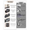 Aluminum Windproof Balcony Drying Rod - Top-Mounted, Hole-Punching Design for Secure Clothes Hanging
