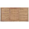 Garden Dining Table 160x80x77 cm Solid Teak Wood