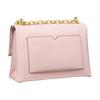 Michael Kors Cece Classic Solid Color Retro Chain Gold Buckle Flip Polyester Crossbody Shoulder Bag Medium Size Women's Cherry Blossom Pink