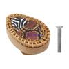 31GJ Drawer Pulls Rattan Wooden Dressers Knob Cupboard Handle Furniture Handle