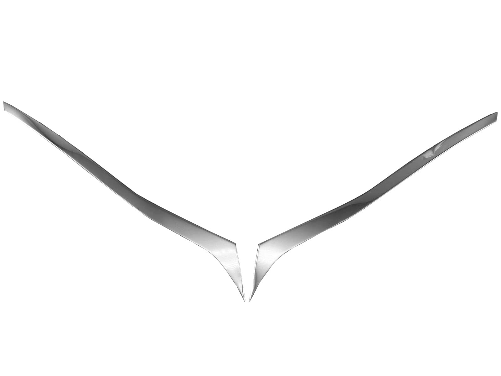 

BRIGHTZ Нержавеющая сталь с покрытием Хромированная фара для Roomy Custom поздней модели Совместима с и 910 Roomy Custom Ультра-зеркальная подводка под глаза