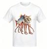 Funny Cartoon Fish Cat Monster Print Kids T-Shirts Summer Fashion Street Outdoor Casual T-shirt Tops for Boy and Girl's Tees Top