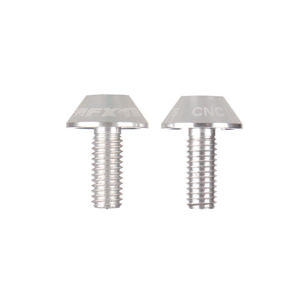 2pcs Colorful Water Bottle Aluminum Alloy Holder Cage Stainless Steel Screw Bolts Screw