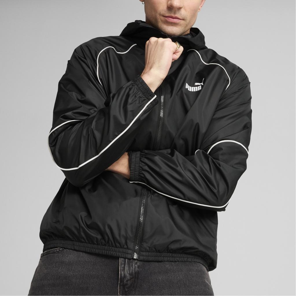 Puma Comfortable Skin-Friendly Soft Versatile Long Sleeve Jacket Men Jackets Black 631785-01