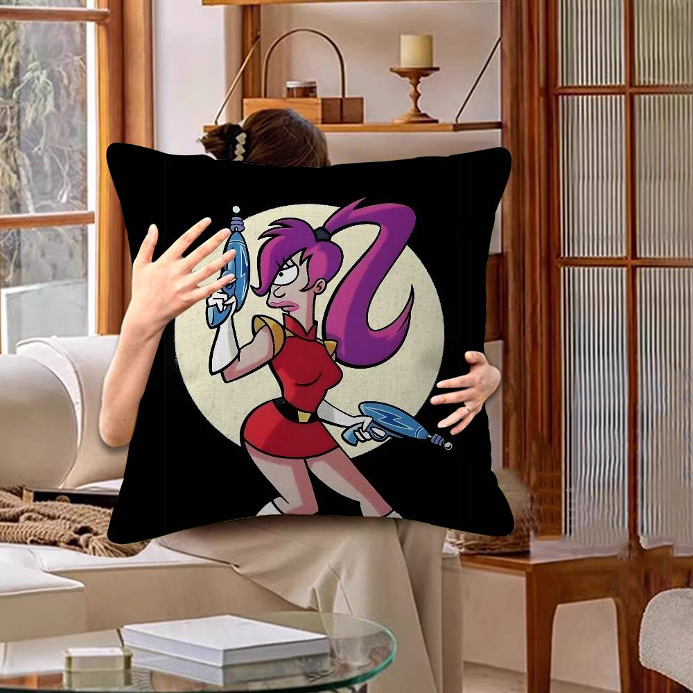 Animated Futuramas 45*45cm Cushion Cover Pillow Cover Decor Pillowcase Home Pillowcase for Couch Pillow