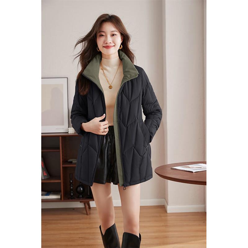 

Fengxun Women s Stand Collar Puffer Down Jacket XL