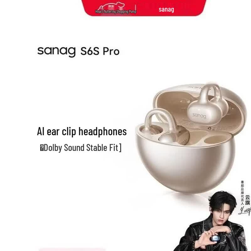 SANAG S6S Pro Open-Ear Bluetooth Ear Clip Headphones