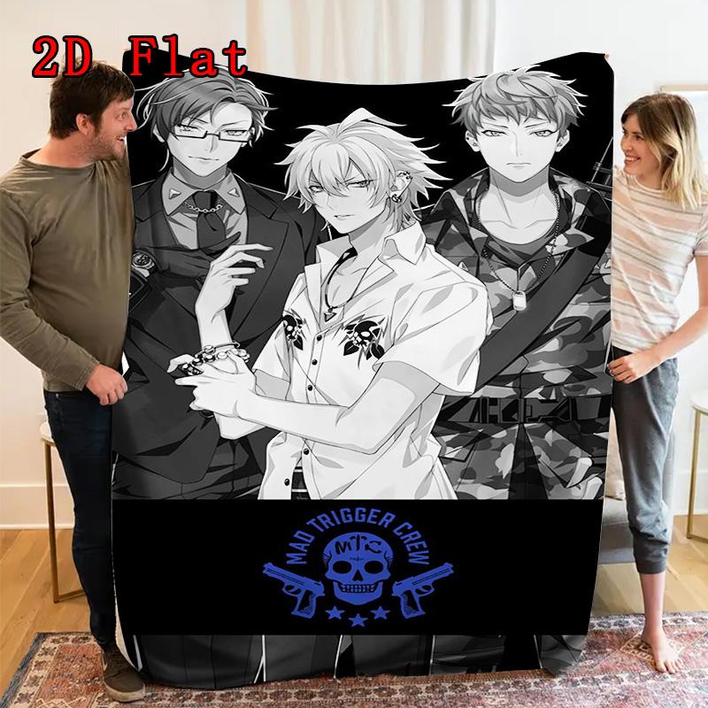 Hypnosis Mic 2D Flat Pattern Flannel Blanket High quality All Seasons Warmth and Comfort Perfect for Christmas Gifts.NMT0928248
