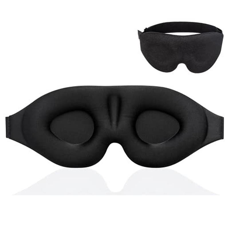 3D Sleep Mask Sleeping Eye Mask For Women Men Contoured Cup Night Blindfold Luxury Light Blocking Eye Cover Molded Eye Shade