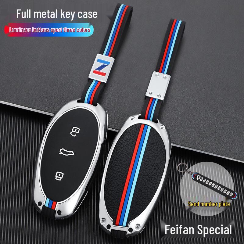 Rising Auto R7 Key Case: High-End Protective Key Shell for Men & Women