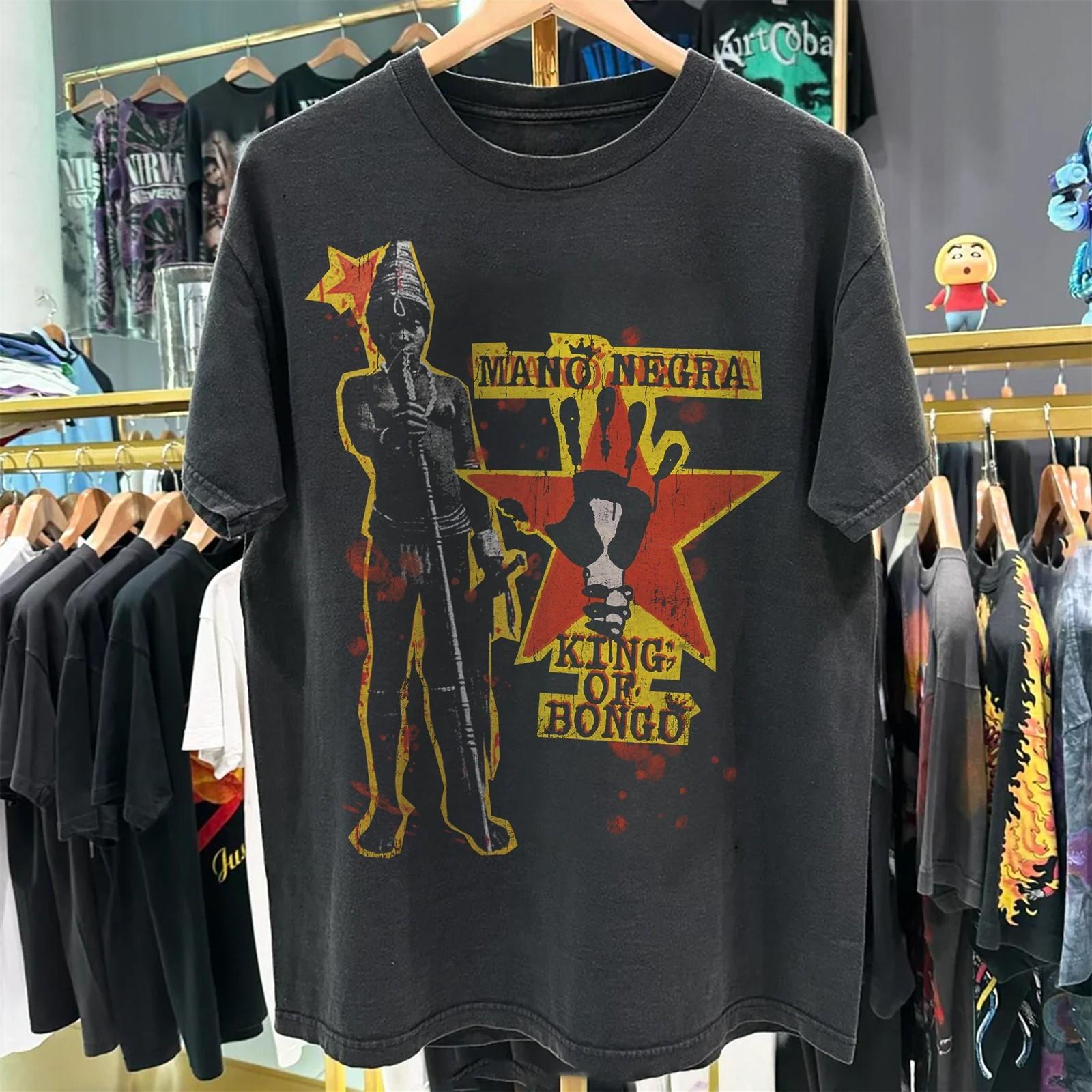 Mano Negra Aged T-Shirt Black M L