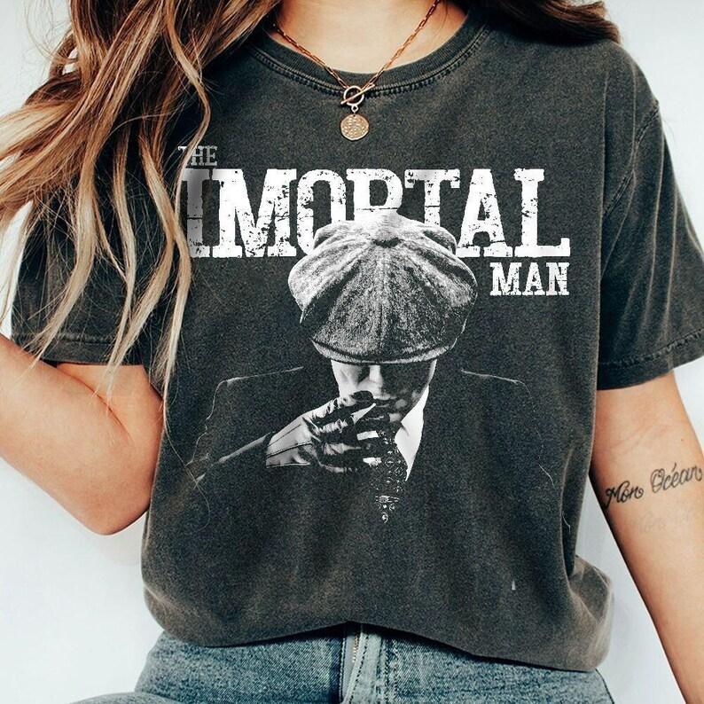 

2026 Summer Fashion Trendy Men Women Vintage Top Tommy Cillian Murphy Vintage Shirt, Peaky Blinders Tee, Immortal Shirt, Tommy Shelby Vintage Shirt M