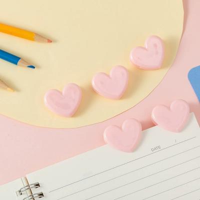 10Pcs Plastic Cute Pink Love Decoration Clip Food Sealing Clip Photo Clip Data Storage Clip Wedding Decor Clip Folder Wholesale
