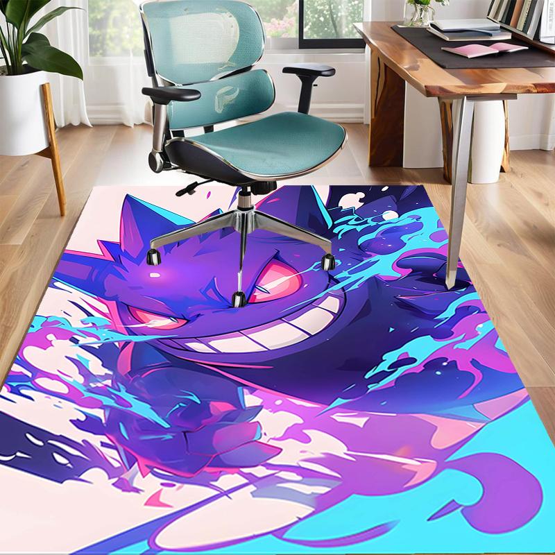 1pc Gengar1 Design Area Rug - Non-Slip, Soft & Cozy Floor Mat for Living Room, Bedroom, Office - Indoor/Outdoor Decorative Carpet