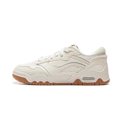 Moon White 3 Low Top Skateboard Shoes Women's Mist White AGCV078-2