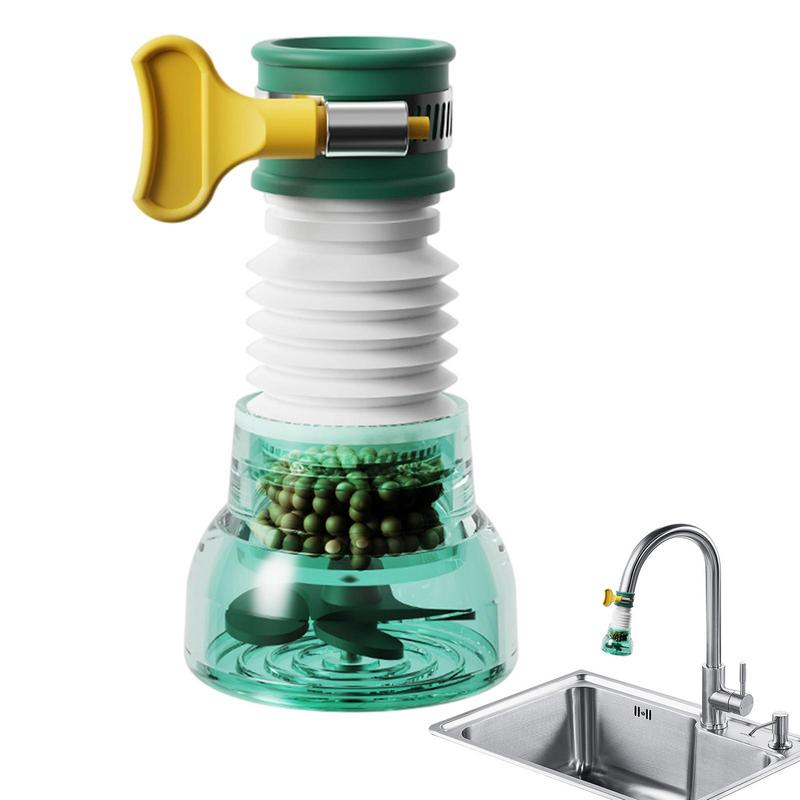 Wasserhahnfilter Spritzwassergeschützt 360 Grad Drehbar Ausziehbarer Wasserhahnverlängerer Universal Küche Maiwanshi Filter Wasserreiniger