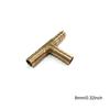 4/5/6/8/10/12/14/19mm Hose Barb Tail Tee 3 Ways Reudcing Brass Pipe Fitting Splitter Coupler Adapter Connector Water Gas Oil