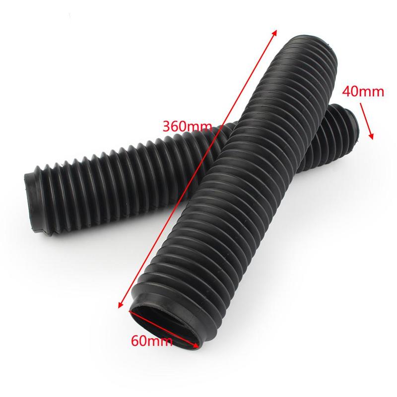 2Pcs Front Fork Shock Dust Covers Gaiters Boots Sleeve Rubber Universal For EXC XCF SXF CRF XR YZF WRF KXF KLX RMZ DRZ Dirt Bike