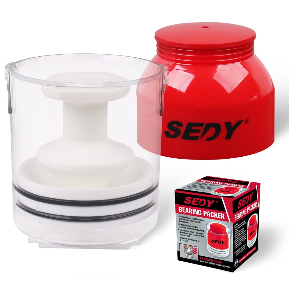 Premium Bearing Packer Kit, Handy Wheel Bearing Packer Tool Portable Wheel Bearing Grease Packer, Effortlessly Flushes Old Grease And Repacks Wheel