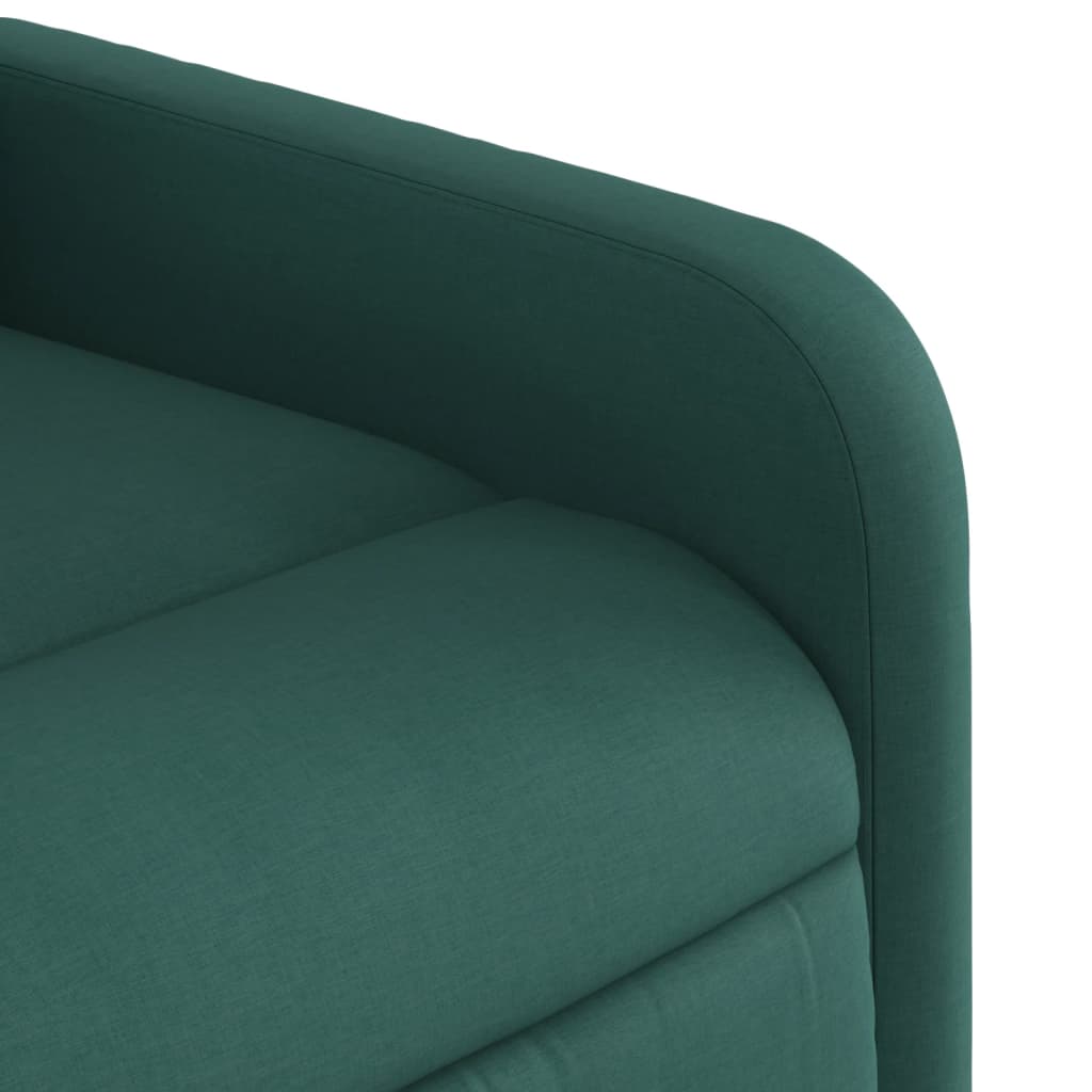 Massage Chair Dark Green Fabric