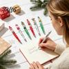 DIY Weihnachts Perlenstifte DIY Perlenstift-Set, Thema mit verschiedenen festlichen Schreibwaren-Sets Holzperlen, Interaktive Bastelsets für Feiertage Und