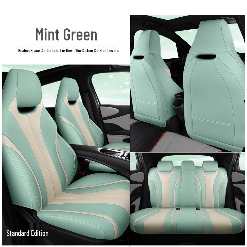 BYD Dolphin Electric Car Leather Seat Cushion - Five-Seat, All-Season Coverage