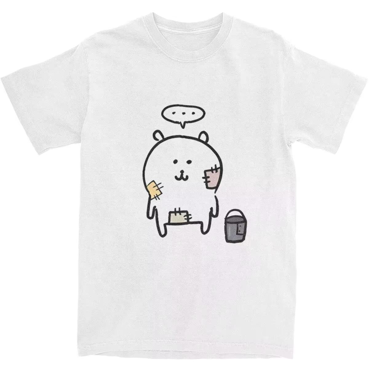 Unisexs and Womens Retro Tshirts Selfdeprecating Bears Funny Bear Cotton Tshirts Unisexs kawaii clothes aesthetic yk S