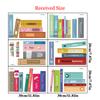 Motivational Book Wall Stickers Back To School Decor Self-Adhesive Inspirational Decal Quotes for Study Room Bedroom Living Room