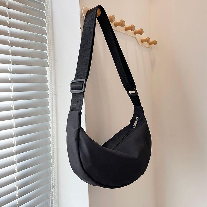 

Работа Рабочая Одежда Белая Сумка Студентка 2025 Новое Поступление Сумка Кроссбоди На Плечо Большая Вместимость Холщовая Боковая Задняя Сумка-Пельмень