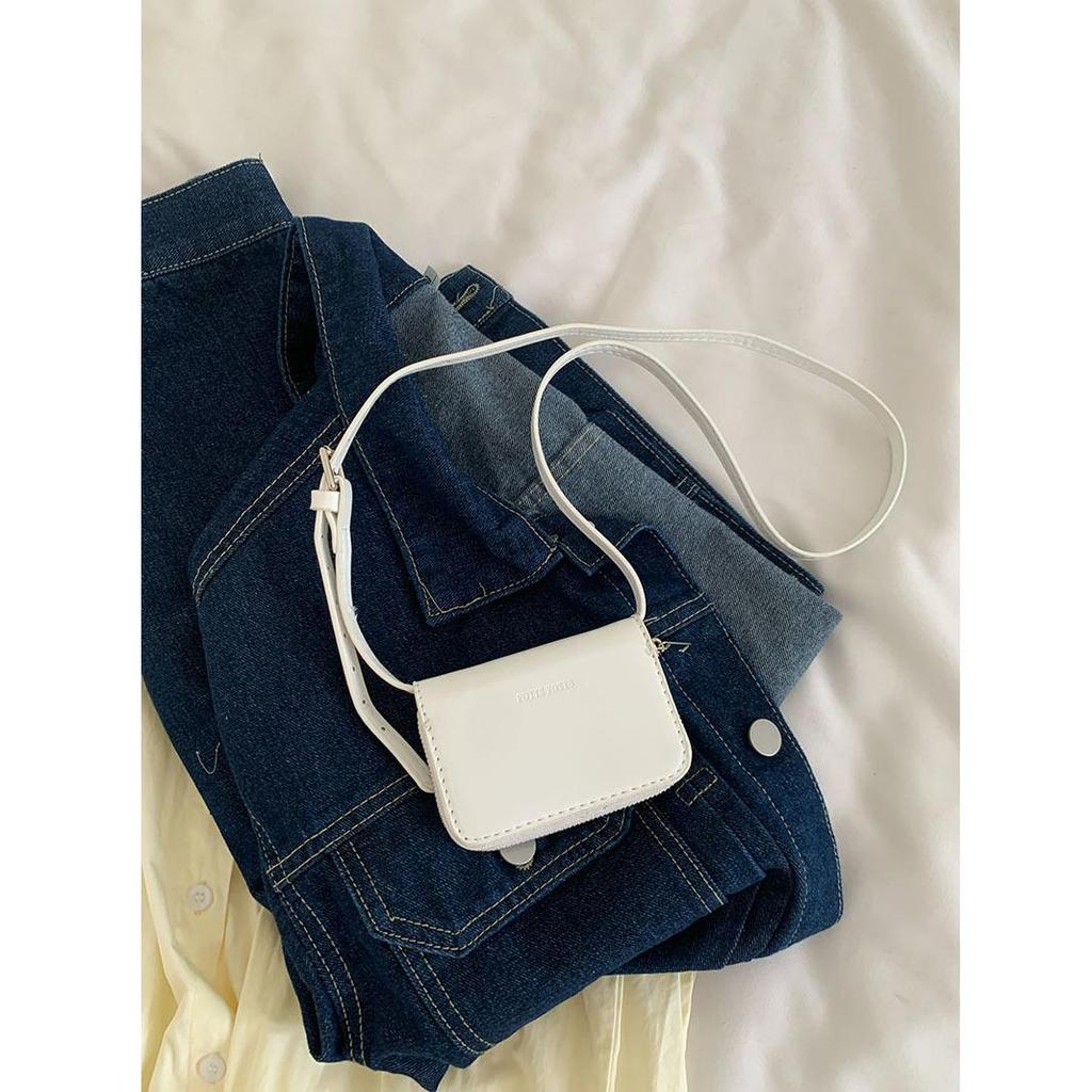 Zipper Ladies Crossbody Bag Comfortable Multi-color Small Card Bag Handbag Portable Messenger Bag Women