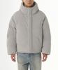 Musinsa Standard Minimal Hooded Down Short Padded Jacket [Light Gray]