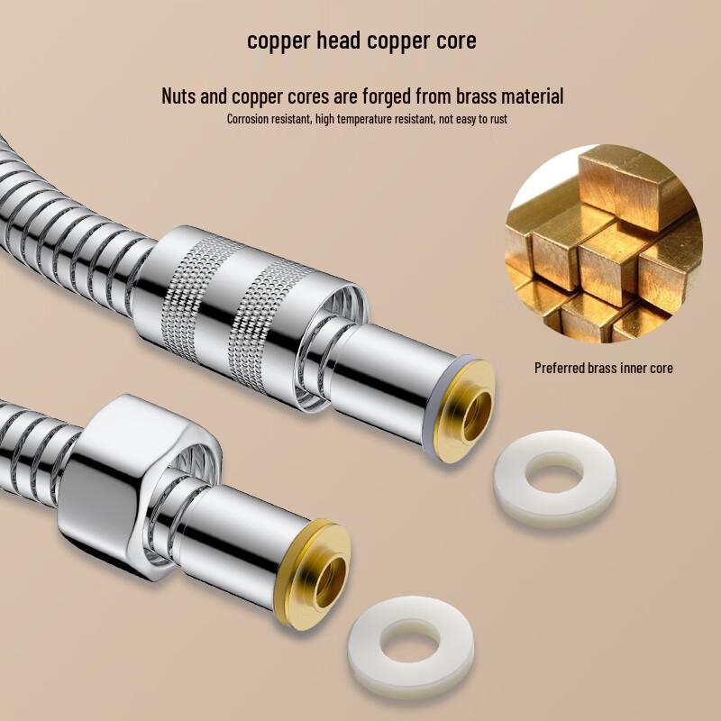 KEGOO K06044 Stainless Steel Anti-Tangle Shower Hose