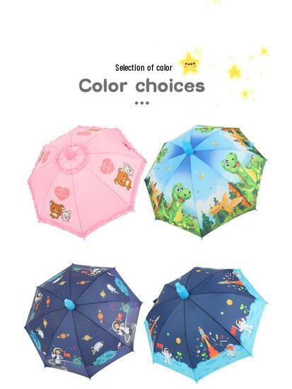 Automatic Cute Children's Umbrella for Students: Girls, Boys, and Kindergarten Kids