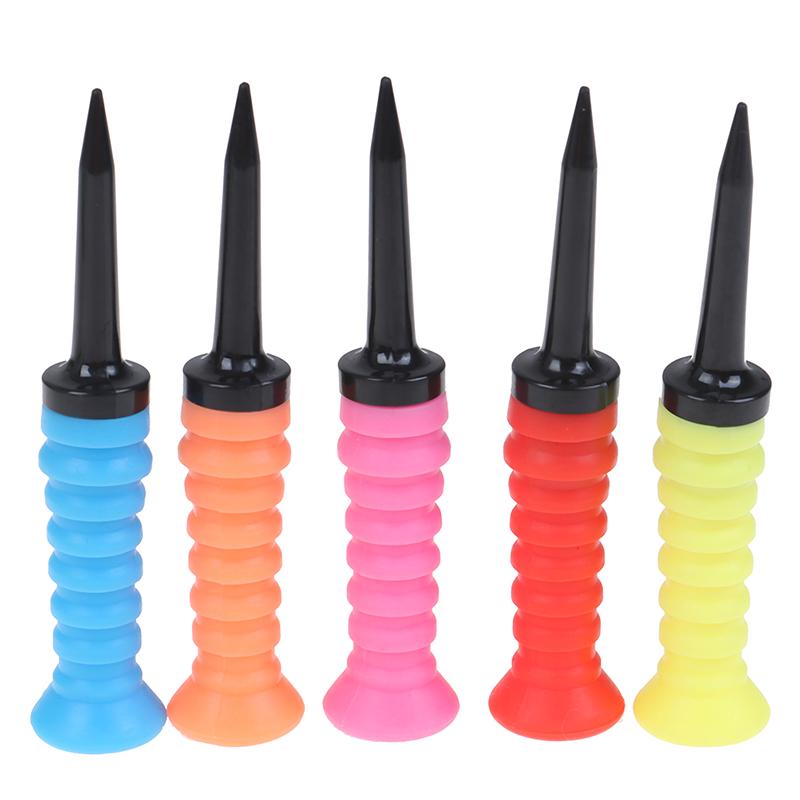 1 buc. Tee de golf elastic din cauciuc moale, elastic, cui pentru minge, rezistență limită, tee pentru minge