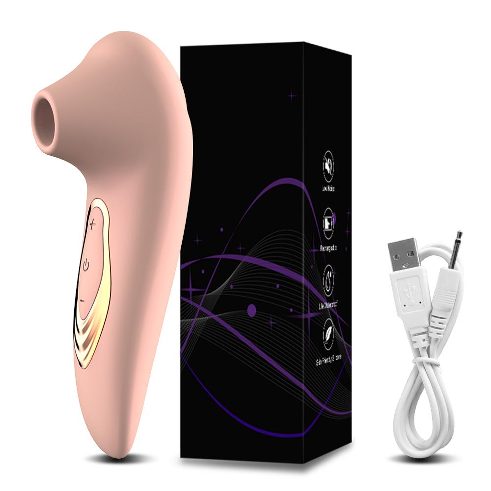 Kvinnelig Kraftig Clit Sucker Vibrator Brystvorte Suger Blowjob Klitoris Stimulator Vibrerende sexleketøy for kvinner Voksne Onanerer