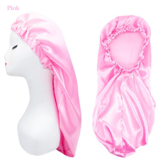 Elastic Stain Bonnet Breathable Multifunctional Wide Bonnet for Hair Sleeping Edge Long Hats Wrap Female