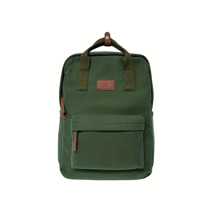 Stylish Corduroy Tote Bag Simple Handbags Shoulder Bags for Woman Versatile Backpack School Bags Mochilas Juveniles Adolescentes