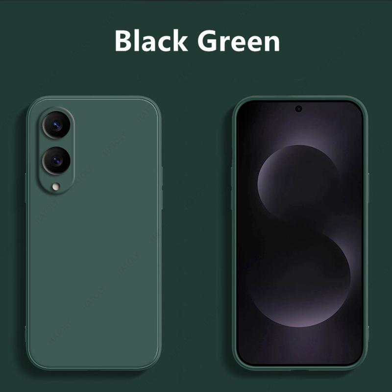 

Жидкий силиконовый чехол для телефона Samsung Galaxy S25 Edge, чехол Funda, задняя крышка для Samsung S25 Edge, чехол For Samsung S25 Edge