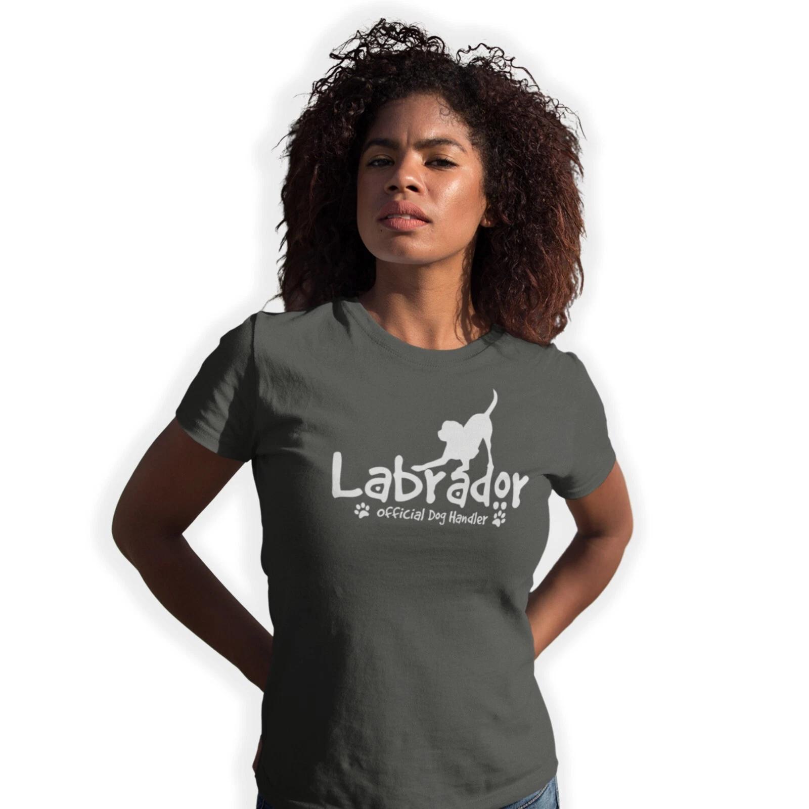 Labrador Official Dog Handler T-Shirt Dog Lover Birthday Gift S