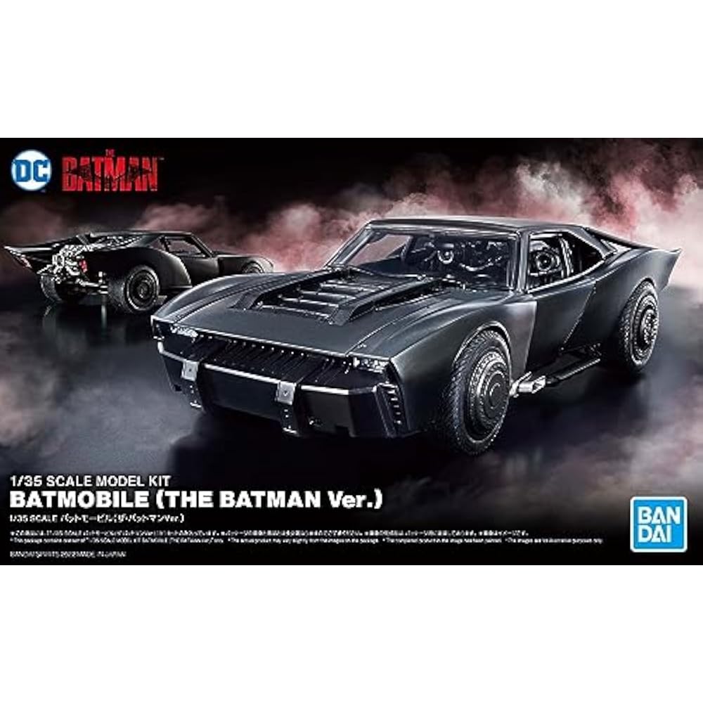 BANDAI SPIRITS 1/35 SCALE BATMOBILE (The Batman Ver.) Color-coded Plastic Models