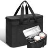 Oxford Cloth 3 Cups Insulated Carrier Bag Large Capacity Cold Drink Carrier Bag  Cups