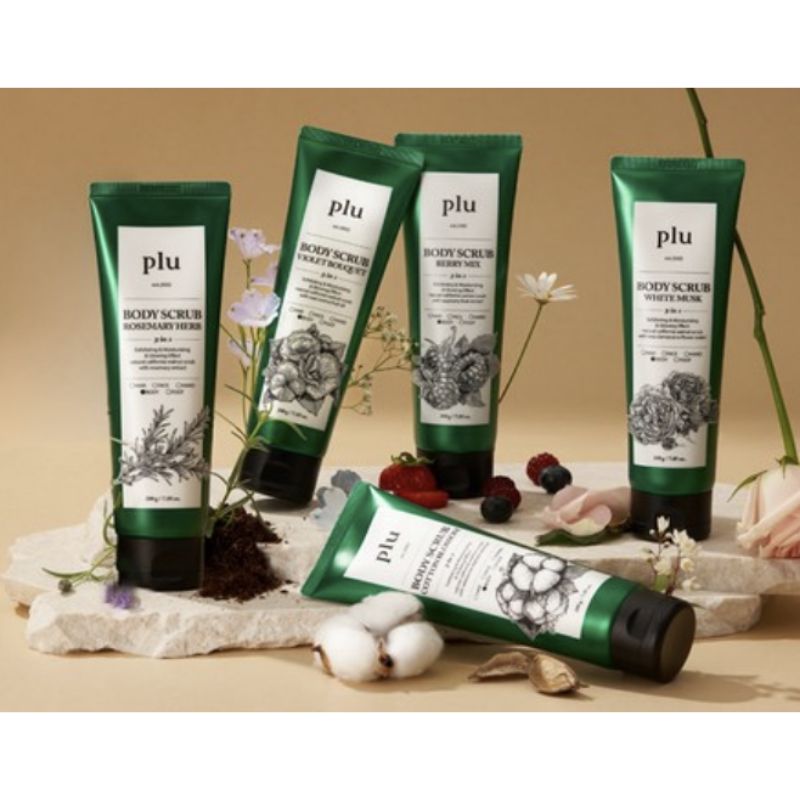 Plu Original Body Scrub Berry Mix Scent (200 g)
