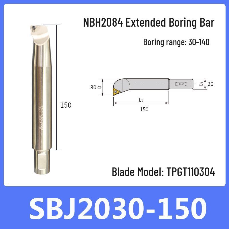 NBH2084 Fine Adjustment Boring Head Set with NBJ16 Offset and Fine Boring Bar