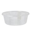 SUNWRAP Disposable Round Plastic Food Containers
