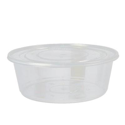SUNWRAP Disposable Round Plastic Food Containers